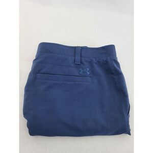 Under Aromur Men's‎ 38 Navy Stretch Flat Fron Shorts